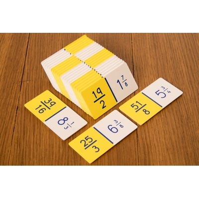 Improper Fractions Dominoes