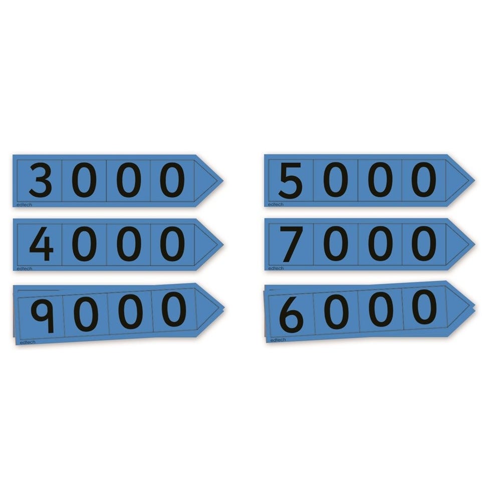 Pupil Thousand Place Value Arrows - Pack of 30