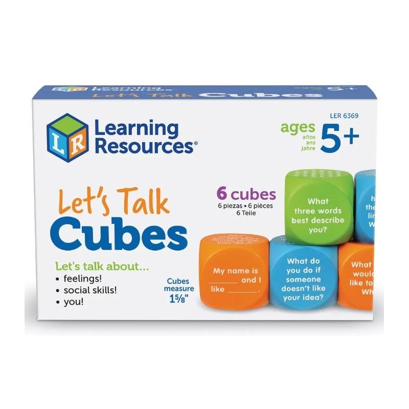 Let's Talk SEL Cubes Pack of 6