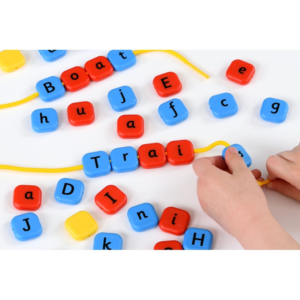 Lacing Letter Beads