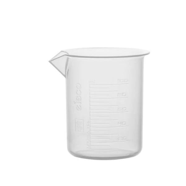Polypropylene Squat Beaker, 100ml, Pack of 10