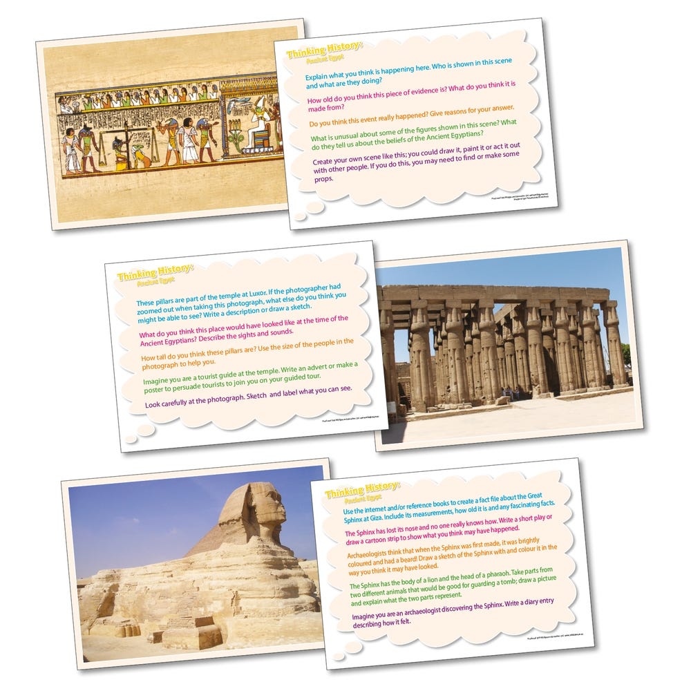 Ancient Egypt Thinking Cards Pack of 20
