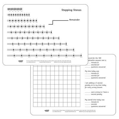 Pupils A4 Stepping Stones Boards Pack 30
