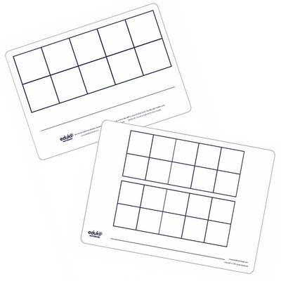 Pupils A5 Double Sided Ten Frames Pack 30