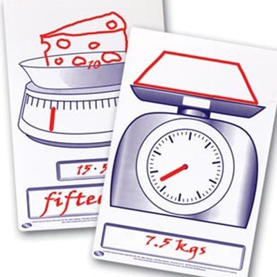 Pupils A5 Weights Boards Pack 30
