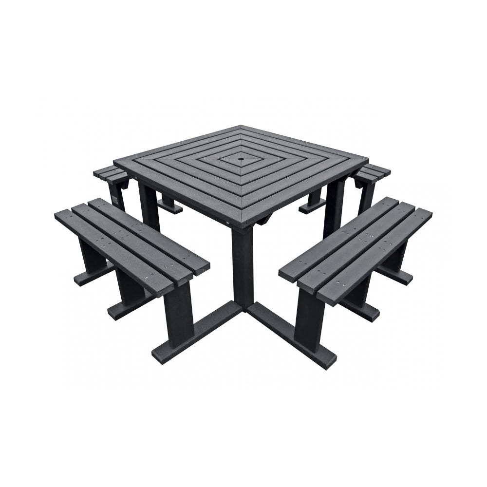 Recycled Plastic Adult Octobrunch Picnic Black
