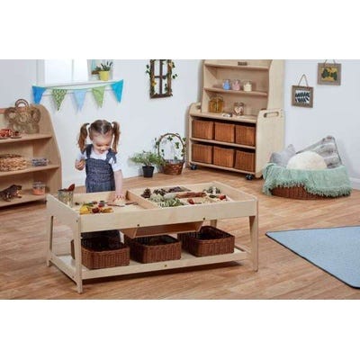 Investigative Play Table with 4 Baskets