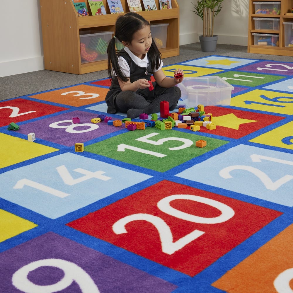 Large Number Carpet  W2570 x L3600mm