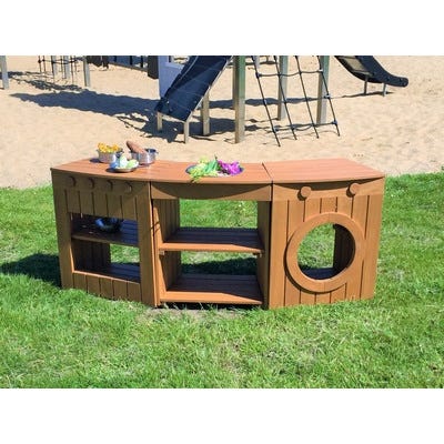 Curved Kitchen Set