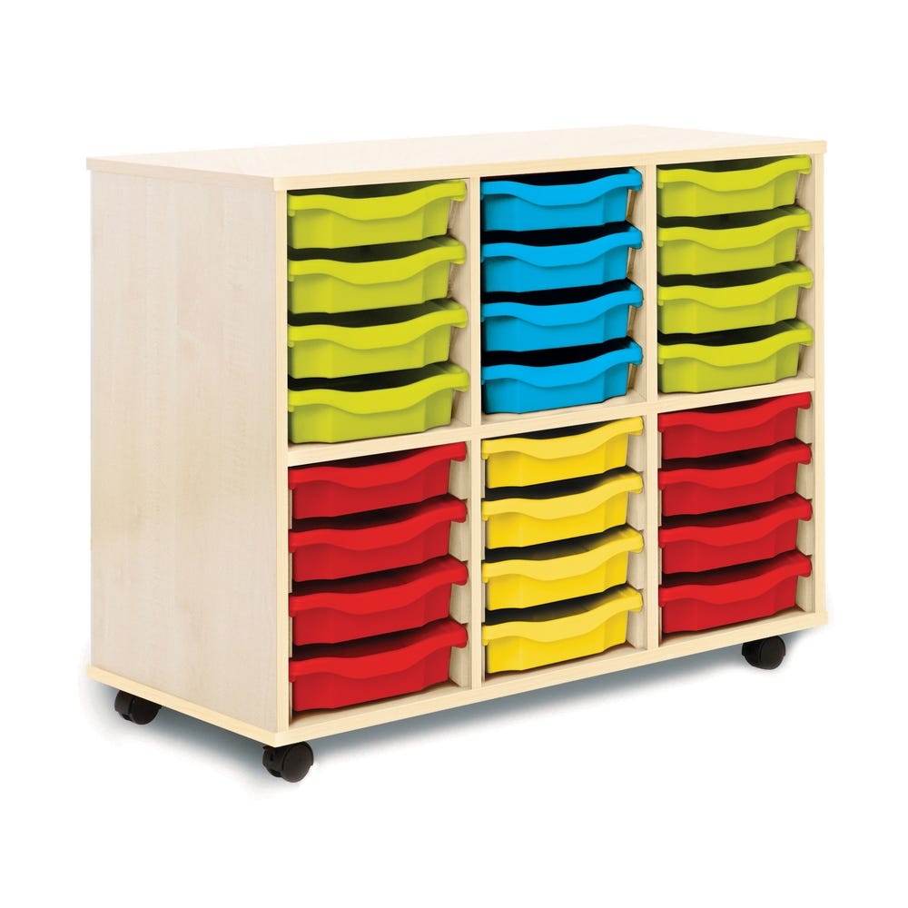 Allsorts 24 Single Tray Maple Unit