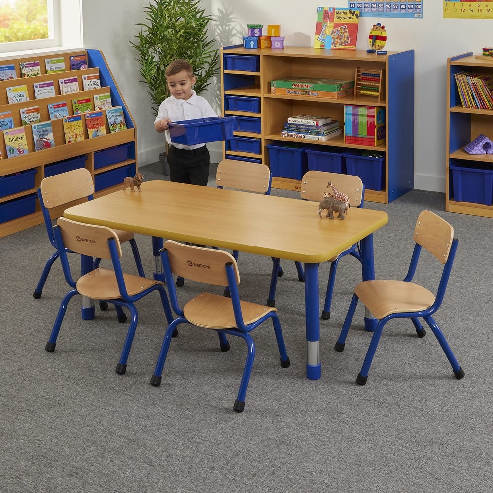 Milan Rectangular 6 Seater Table