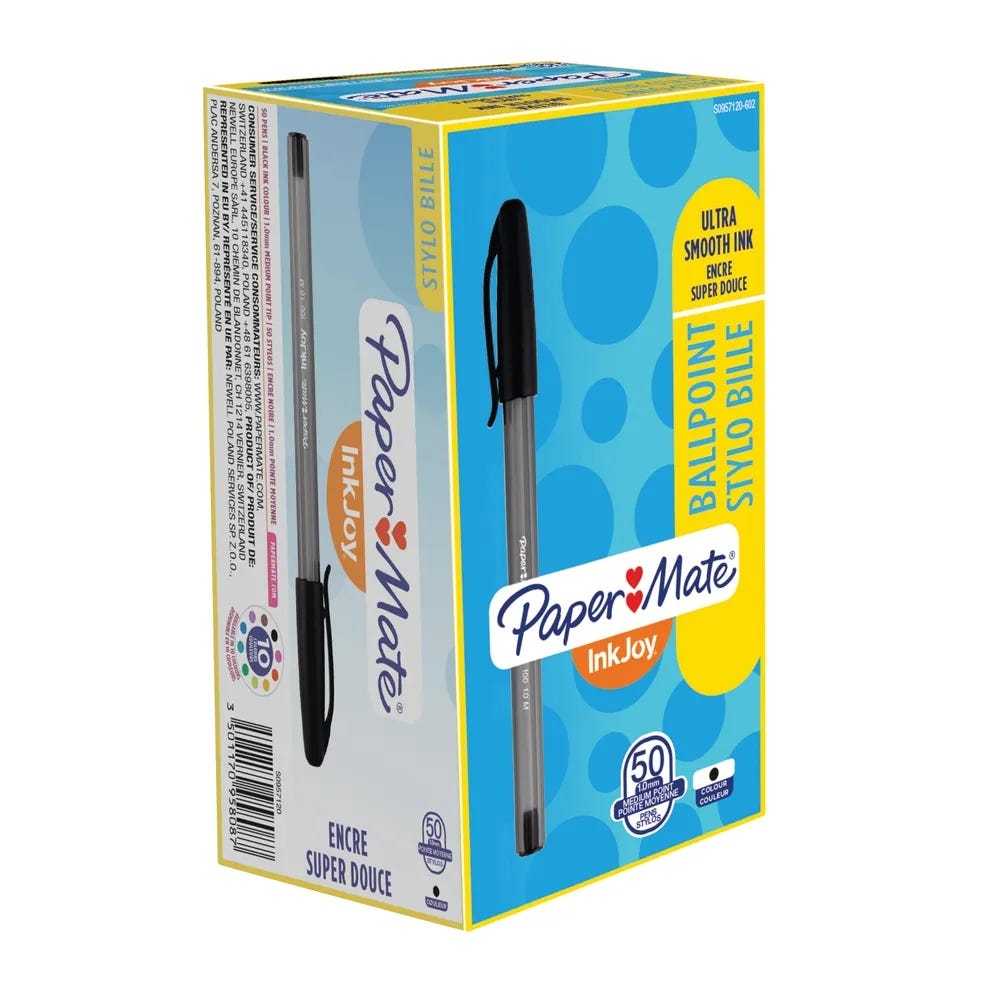 Paper Mate InkJoy Ballpoint Pens - Box of 50