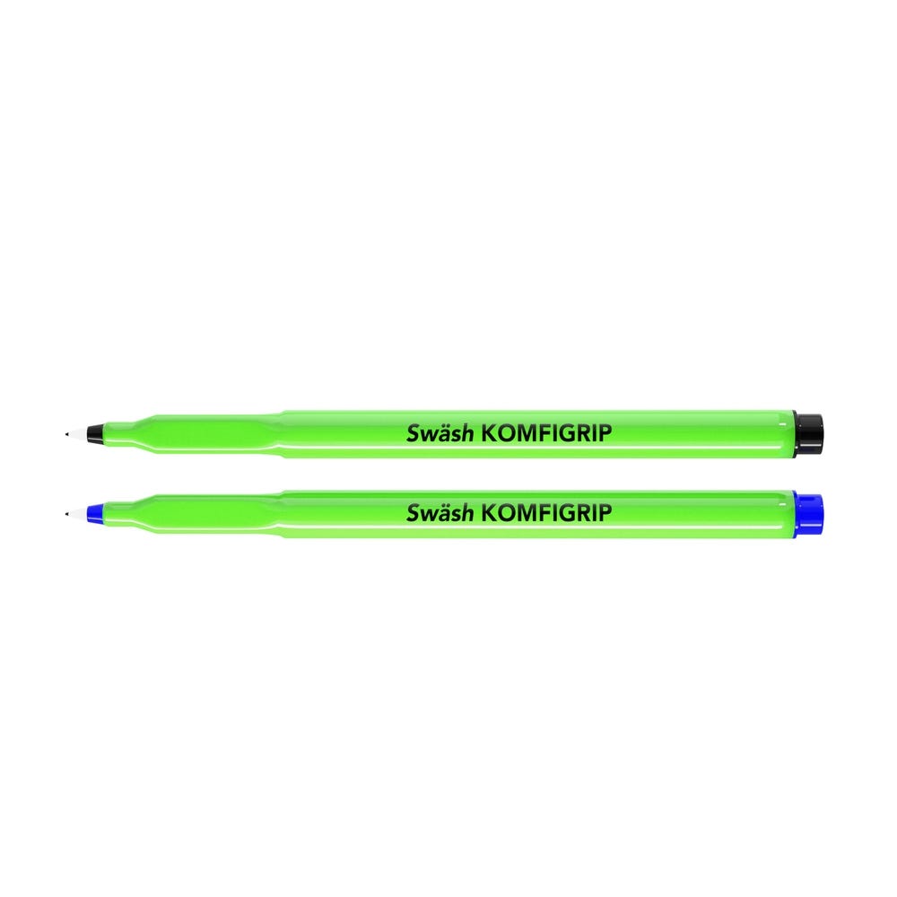 Swash Komfigrip Handwriting Pens Pack of 12