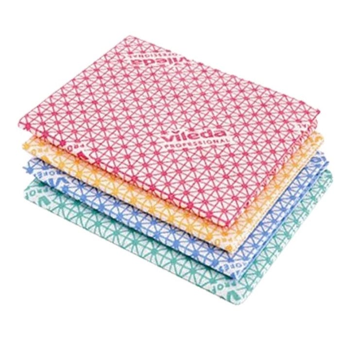 Vileda Medium Weight Wiping Cloths Pack of 10
