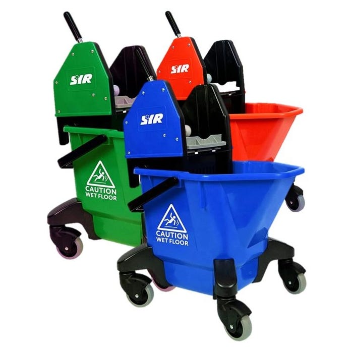 Wheeled Bucket & Kentucky Wringer 20 Litre