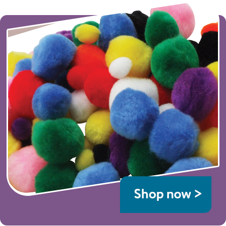 Pom Poms For Collage & Crafting | KCS