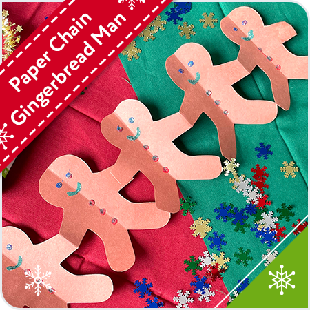 Paper Chain Gingerbread Man | KCS