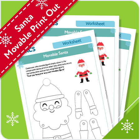 Santa Movable Print Out | KCS