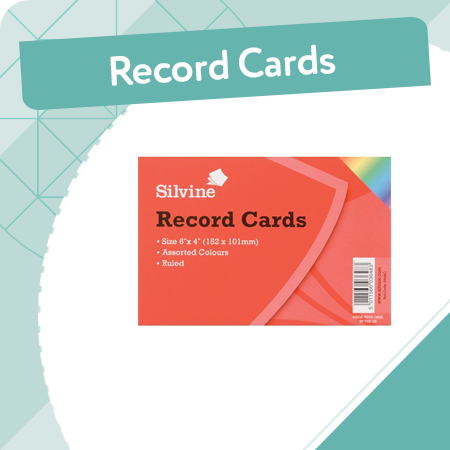 Record Cards| KCS Education Supplies