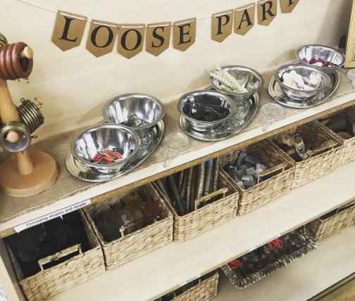 Loose parts play area