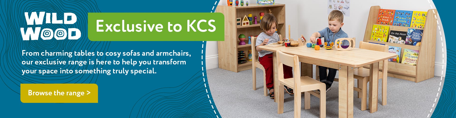 Wild Wood Early Years Furniture - a KCS Exclusive | KCS School & Nursery Supplies